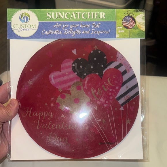 Other - Valentine's Day Suncatcher - Red and Pink NIP
